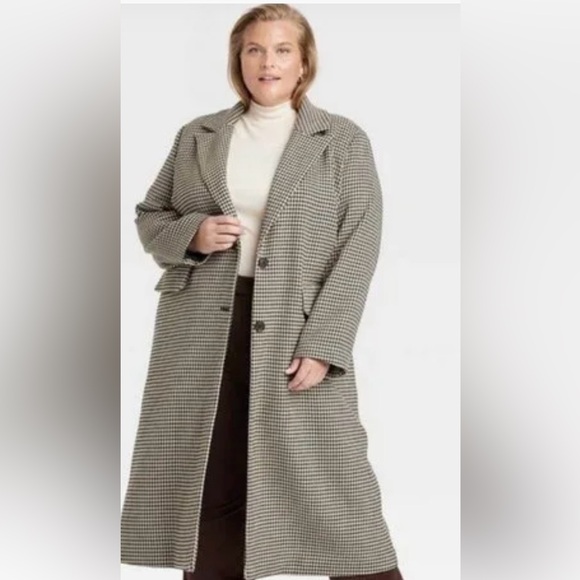 a new day Jackets & Blazers - Houndstooth trench. Brand new (without tags) Never worn.
Women’s size L